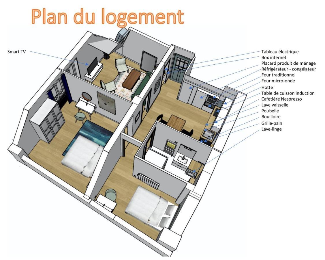 Elegant 3 Pieces - Parking Apartment Тонон-ле-Бен Екстериор снимка